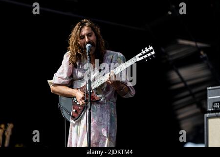 Landgraaf, Niederlande 17. juni 2022 Idles live beim Pinkpop Festival 2022 © Roberto Finizio/ Alamy Stockfoto