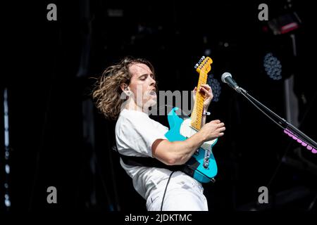 Landgraaf, Niederlande 17. juni 2022 Idles live beim Pinkpop Festival 2022 © Roberto Finizio/ Alamy Stockfoto