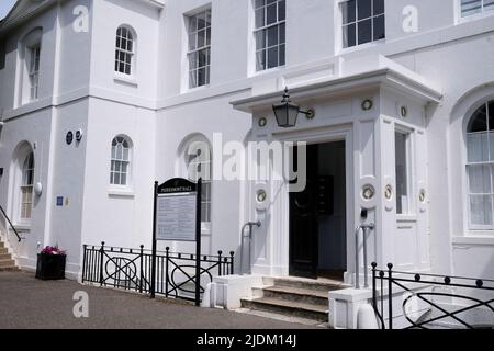 Pierremont Hall ist ein denkmalgeschütztes Gebäude in broadstairs Town, East kent, großbritannien, juni 2022 Stockfoto