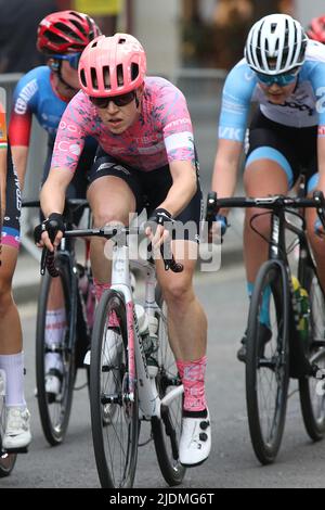 Tanja Erath aus Deutschland vom Team EF Education TIBCO SVB im RideLondon Classique 2022 Stockfoto