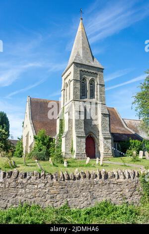 St Giles Parish Church, The Laurels, Tetsworth, Oxfordshire, England, Vereinigtes Königreich Stockfoto