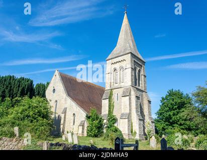 St Giles Parish Church, The Laurels, Tetsworth, Oxfordshire, England, Vereinigtes Königreich Stockfoto