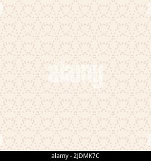 Dash Punkte Nahtloses Muster trendy abstrakten Hintergrund. Stock Vektor