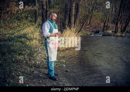 Vizzola Ticino, Italien. 10.. November 2019. ACW Confederate States Army, Surgeon Kredit: Independent Photo Agency/Alamy Live News Stockfoto