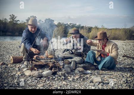 Vizzola Ticino, Italien. 10.. November 2019. ACW Confederate States Army, Biwak Credit: Independent Photo Agency/Alamy Live News Stockfoto