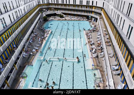 Piscine Molitor - Paris - Frankreich Stockfoto