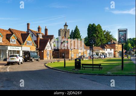 The Village Green in Chalfont St Giles, Buckinghamshire, England Stockfoto