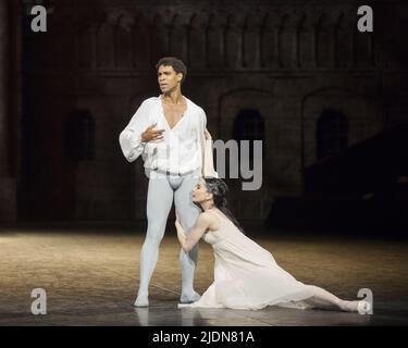 English National Ballet Romeo und Julia in der Runde 2014 Stockfoto