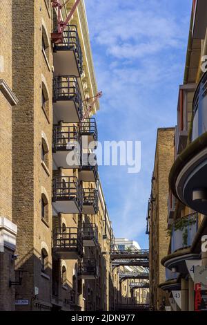 Renovierte Butlers Wharf Gebäude in London Stockfoto