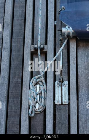 Blick auf das National Maritime Museum, Discovery Quay, Falmouth Stockfoto