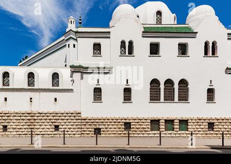 Der Eingang zum Restaurant, der Moschee von Paris. Große Moschee von Paris Stockfoto