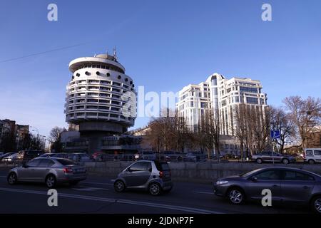 Kiew, Ukraine 22. November 2019: Hotel 'Salute' in der Stadt Kiew Stockfoto