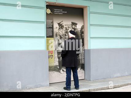 Kiew, Ukraine 12. April 2021: Nationales Militärhistorisches Museum der Ukraine in der Stadt Kiew Stockfoto