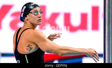 FANGIO Franca ITA200m Breaststroke Frauen Halbfinale Schwimmen FINA 19. World Championships Budapest 2022 Budapest, Duna Arena 22/06/22 Foto Giorgio Scala / Deepbluemedia / Insidefoto Stockfoto