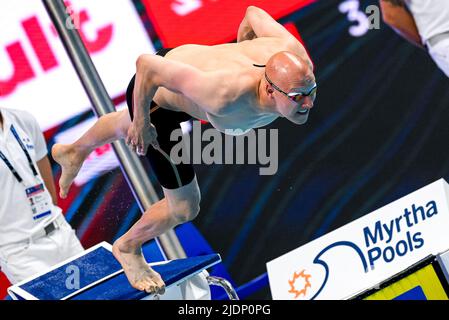 MATTSSON Matti FIN200m Breaststroke Männer Halbfinale Schwimmen FINA 19. World Championships Budapest 2022 Budapest, Duna Arena 22/06/22 Foto Giorgio Scala / Deepbluemedia / Insidefoto Stockfoto