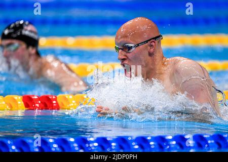 MATTSSON Matti FIN200m Breaststroke Männer Halbfinale Schwimmen FINA 19. World Championships Budapest 2022 Budapest, Duna Arena 22/06/22 Foto Giorgio Scala / Deepbluemedia / Insidefoto Stockfoto