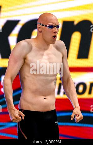 MATTSSON Matti FIN200m Breaststroke Männer Halbfinale Schwimmen FINA 19. World Championships Budapest 2022 Budapest, Duna Arena 22/06/22 Foto Giorgio Scala / Deepbluemedia / Insidefoto Stockfoto