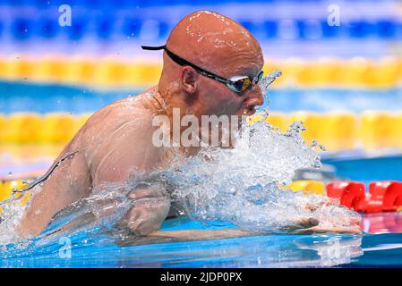 MATTSSON Matti FIN200m Breaststroke Männer Halbfinale Schwimmen FINA 19. World Championships Budapest 2022 Budapest, Duna Arena 22/06/22 Foto Giorgio Scala / Deepbluemedia / Insidefoto Stockfoto