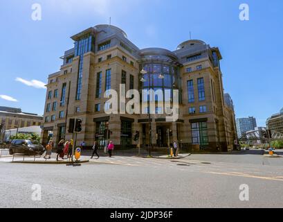 Exchange Plaza auf der Lothian Road, Edinburgh, Schottland, Großbritannien Stockfoto