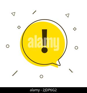 Hinweisschild für wichtige Achtung. Ankündigung des Nachrichtenbanners wichtige Informationen Stock Vektor