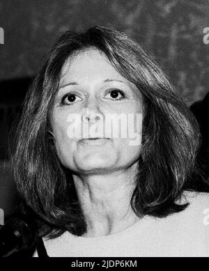 Gloria Steinem anlässlich einer ERA-Konferenz Stockfoto