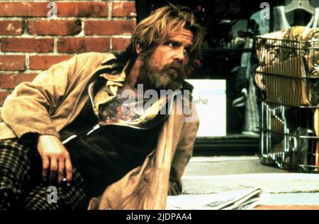 NICK NOLTE, NACH UNTEN UND NACH AUSSEN IN DEN BEVERLY HILLS, 1986 Stockfoto