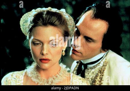 PFEIFFER, Malkovich, Gefährliche Liebschaften, 1988 Stockfoto