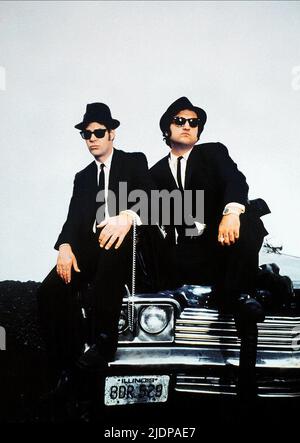 AYKROYD und BELUSHI, die Blues Brothers, 1980 Stockfoto