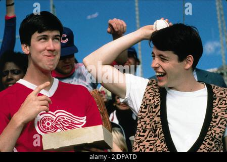 RUCK, BRODERICK, FERRIS BUELLER, 1986 Stockfoto