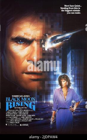 JONES, Poster, Black Moon Rising, 1986 Stockfoto