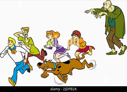 FRED, SHAGGY, DAPHNE, SCOOBY, VELMA, ZOMBIE, SCOOBY-DOO, 1985 Stockfoto