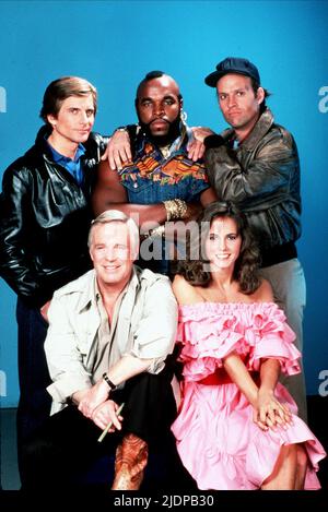 BENEDICT,PEPPARD,TUREAUD),CULEA,SCHULTZ, DAS A-TEAM, 1984 Stockfoto