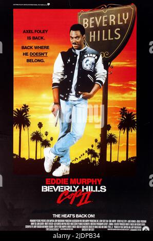 EDDIE MURPHY FIM-POSTER, BEVERLY HILLS COP II, 1987 Stockfoto