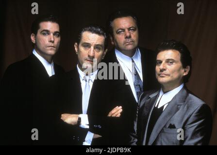 LIOTTA, NIRO, SORVINO, PESCI, GOODFELLAS, 1990 Stockfoto