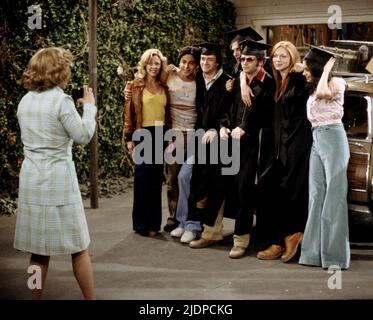 RUPP, KELLY, VALDERRAMA, Gnade, KUTCHER, MASTERSON, PREPON, KUNIS, dass '70S SHOW, 1998 Stockfoto