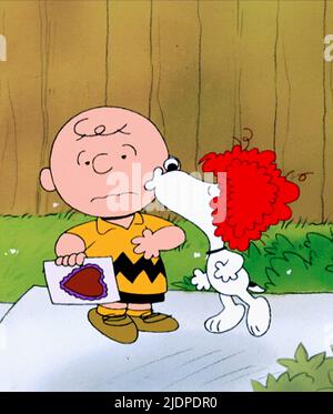 BROWN, Snoopy, Charlie Brown VALENTINE, 2002 Stockfoto