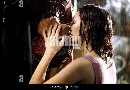 MAGUIRE, DUNST, SPIDER-MAN, 2002 Stockfoto