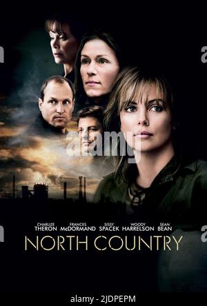 SPACEK, MCDORMAND, HARRELSON, BEAN, POSTER, NORTH COUNTRY, 2005 Stockfoto