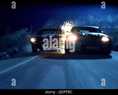 350Z, Mustang, DAS SCHNELLE UND DAS WÜTENDE: TOKYO DRIFT, 2006 Stockfoto
