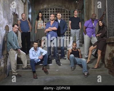KNEPPER, WILLIAMS, VANCE, GARCIA, PURCELL, MILLER, FICHTNER, NOLASCO, WISDOM, O'KEEFE, GEFÄNGNISPAUSE: SAISON 3, 2007, Stockfoto