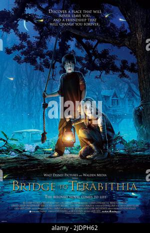 HUTCHERSON, POSTER, BRÜCKE NACH TERABITHIA, 2007, Stockfoto