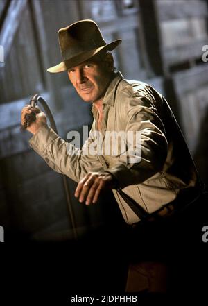 HARRISON FORD, INDIANA JONES UND DAS KÖNIGREICH DES KRISTALLSCHÄDELS, 2008, Stockfoto