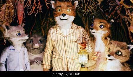 KRISTOFFERSON, FOX, FOX, ASH, THE FANTASTIC MR. FOX, 2009, Stockfoto