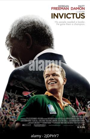 FREEMAN, POSTER, INVICTUS, 2009, Stockfoto