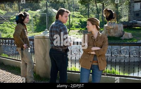 FUGIT,DAMON,JOHANSSON, WIR KAUFTEN EINEN ZOO, 2011, Stockfoto