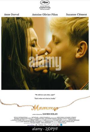 DORVAL, POSTER, MAMA, 2014, Stockfoto