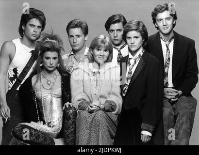 LOWE, MOORE, ESTEVEZ, WINNINGHAM, NELSON, SHEEDY, MCCARTHY, ST. ELMO'S FIRE, 1985 Stockfoto