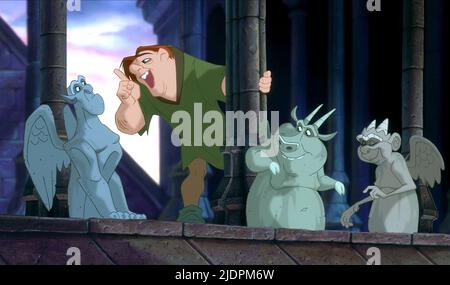 QUASIMODO, Victor, HUGO und Laverne, der Glöckner von Notre Dame, 1996 Stockfoto