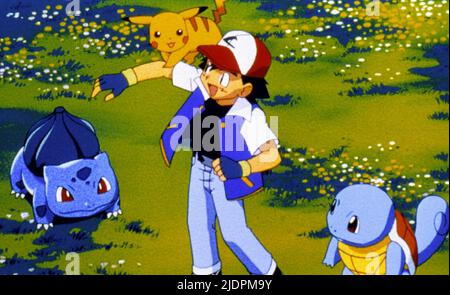 PIKACHU, Esche, Pokemon: DER ERSTE FILM-mewtu Strikes Back, 1998 Stockfoto