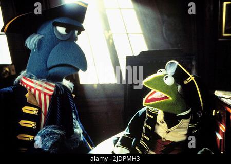 Adler, Frosch, MUPPET Treasure Island, 1996 Stockfoto